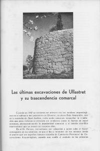 Las últimas excavaciones de Ullastret y su trascendencia