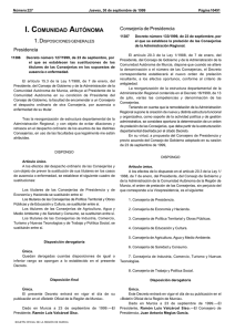 Decreto número 127/1999, de 23 de septiembre, por el