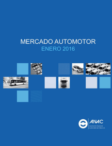 Informe Mercado Automotor Enero 2016