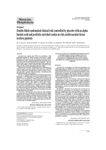 Double blind randomized clinical trial controlled by placebo with an