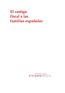 El castigo fiscal a las familias españolas