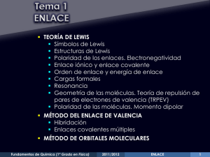 TEORÍA DE LEWIS Símbolos de Lewis Estructuras de Lewis