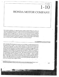 HONDA MOTOR COMPANY