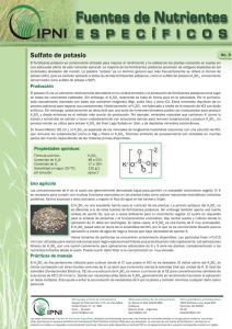 Sulfato de potasio - International Plant Nutrition Institute