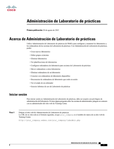 Administración de Laboratorio de prácticas