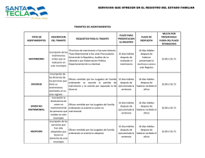 Registro del Estado Familiar - Alcald&iacute;a Municipal de Santa Tecla