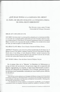 Page 1 ¿QUÉ EDAD TENÍAS A LA LLEGADA DEL MEDO? EL