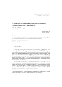 El impacto de la reducción de las ayudas estructurales europeas