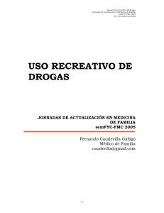 uso recreativo de drogas