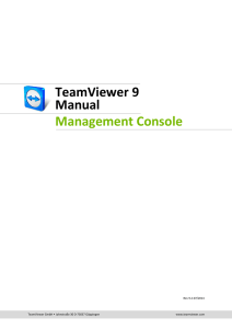 TeamViewer 9 Manual – Management Console