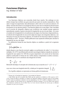 Funciones Elípticas - Universidad de Palermo