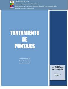 TRATAMIENTO DE PUNTAJES 2014 - PSU