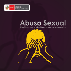 Abuso sexual - Ministerio de la Mujer y Poblaciones Vulnerables