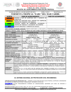 tormenta tropical “earl”