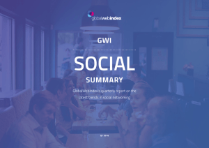 GWI SOCIAL - GlobalWebIndex