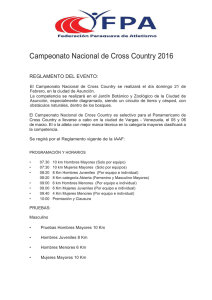 Campeonato Nacional de Cross Country 2016