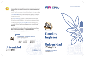 Estudios Ingleses - Universidad de Zaragoza