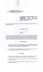 república de chile - Ministerio del Medio Ambiente