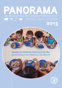 Panorama de la Seguridad Alimentaria y Nutricional 2013