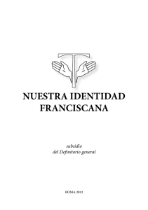 nuestra identidad franciscana