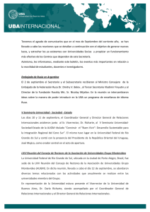 Newsletter Septiembre 2014 N - Universidad de Buenos Aires