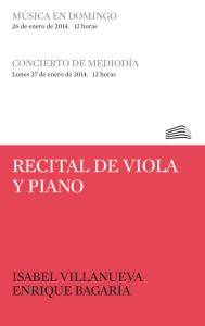 recital de viola y piano
