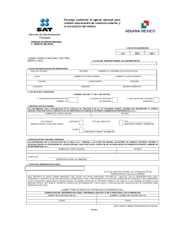Solicitud de Inscripción al Padrón de Importadores y/o al 