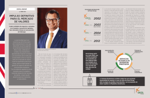 IMPULSO DEFINITIVO PARA EL MERCADO DE VALORES