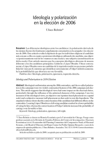 Ideología y polarización en la elección de 2006