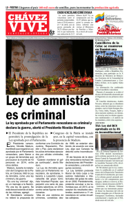 La ley aprobada por el Parlamento venezolano es criminal y declara