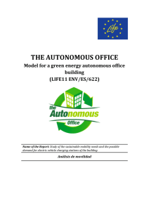 Análisis movilidad - The Autonomous Office