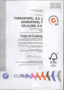 FSC Multisite Chain of Custody and Controlled Wood Certification