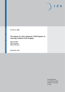 The Impact of a One Laptop per Child Program on Learning