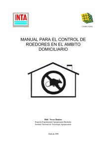 manual para el control de roedores en el ambito domiciliario
