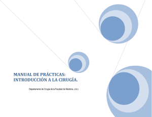 manual de prácticas: introducción a la cirugía.