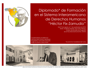 Diplomado de Formación en el Sistema Interamericano