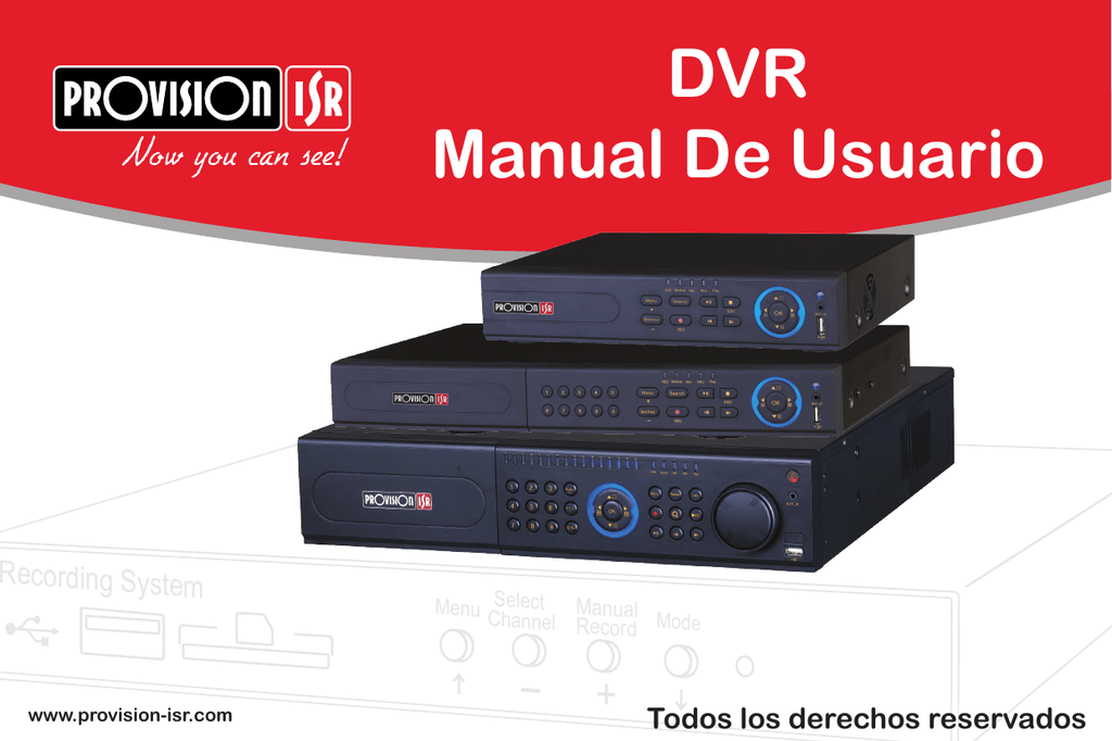DVR Manual De Usuario