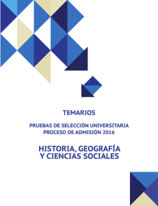 Temario Historia - PSU