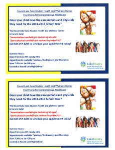 Does your child have the vaccinations and physicals they need for