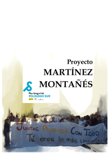 Proyecto Martínez Montañés - Plan Integral del Poligono Sur