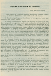 Esquema de Filosofía del Derecho - Instituto de Investigaciones