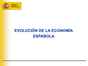 Evolución de la economía española