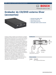 Grabador de CD/DVD externo Divar (accesorios)