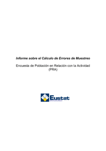 Informe sobre el Cálculo de Errores de Muestreo