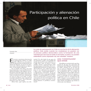 Participación y alienación política en Chile