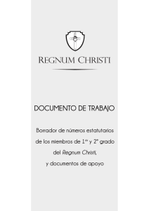 documento de trabajo - Legionaries of Christ
