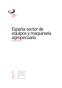 España: sector de equipos y maquinaria