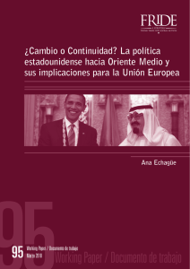 ¿Cambio o continuidad? La política estadounidense hacia Oriente