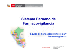 Sistema Peruano de Farmacovigilancia - Digemid