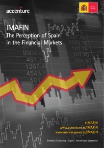 IMAFIN The Perception of Spain in the Financial Markets